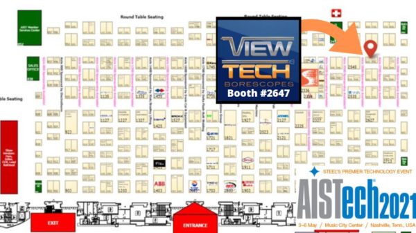 AISTech Floor Plan Booth 2647 ViewTech Borescopes