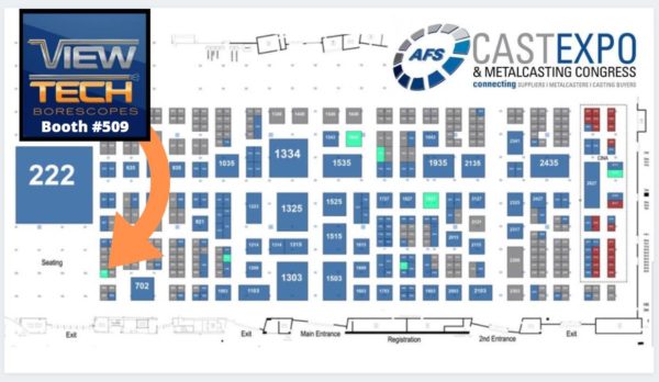 CastExpo 2022 Exhibitor Floor Plan