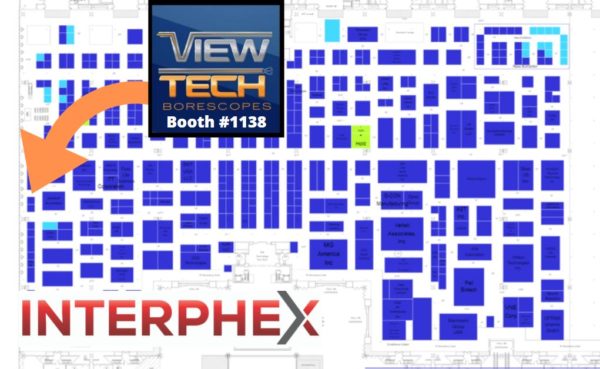 Interphex 2021 Floor Plan VIewTech Borescopes Booth 1138