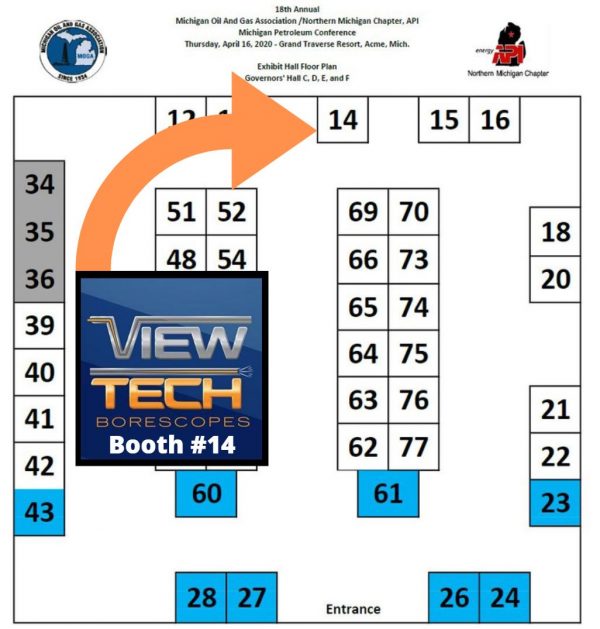 Michigan Oil and Gas Michigan Petroleum Conference Floor Plan