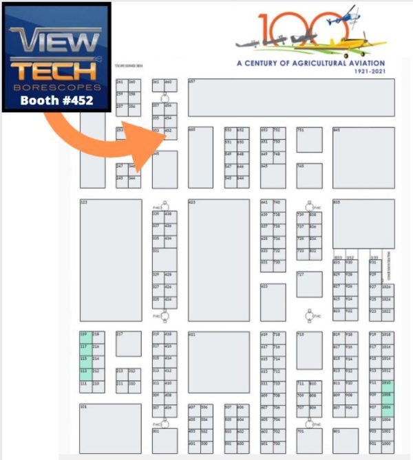 2021 NAAA Ag Aviation Expo Floor Plan 