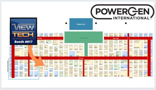 2023 POWERGEN International Floor Plan - Exhibitor ViewTech Borescopes