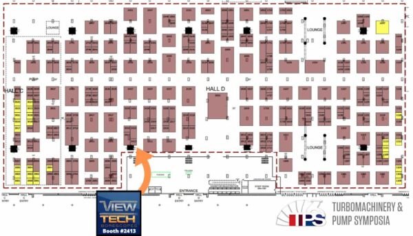 Turbomachinery & Pump Symposia 2024 Exhibitor Floor Plan